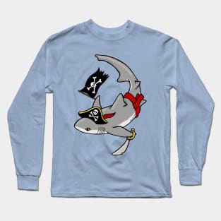 Pirate Shark Long Sleeve T-Shirt